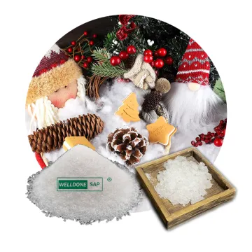 Sodium-Based Super Absorbent Polymer WellDone Sodium Poly Acrylate Powder Artificial Snow Poliacrilato De Sodio