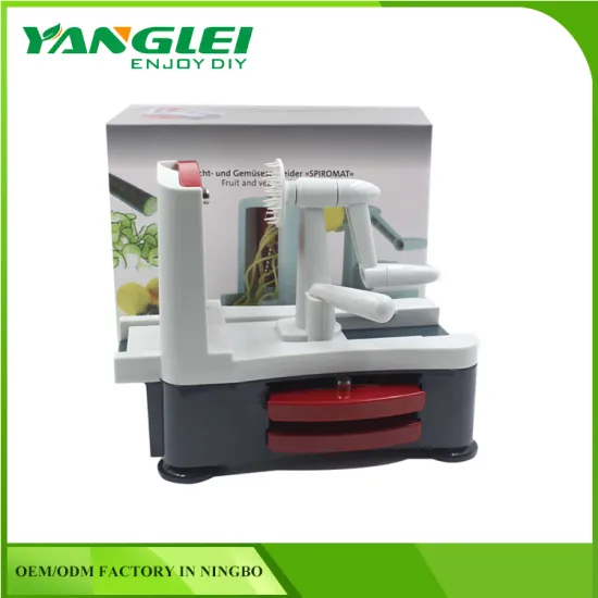 LFGB food grade Tri-Blade Vegetable Spiralizer Veggie Spiral Slicer Cutter Spaghetti Pasta Maker