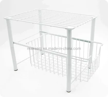Stackable Storage Rack Under Sink Cabinet Organizer