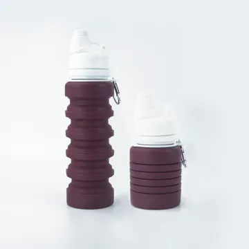 Sports Colorful Silicone Collapsible Water Bottle