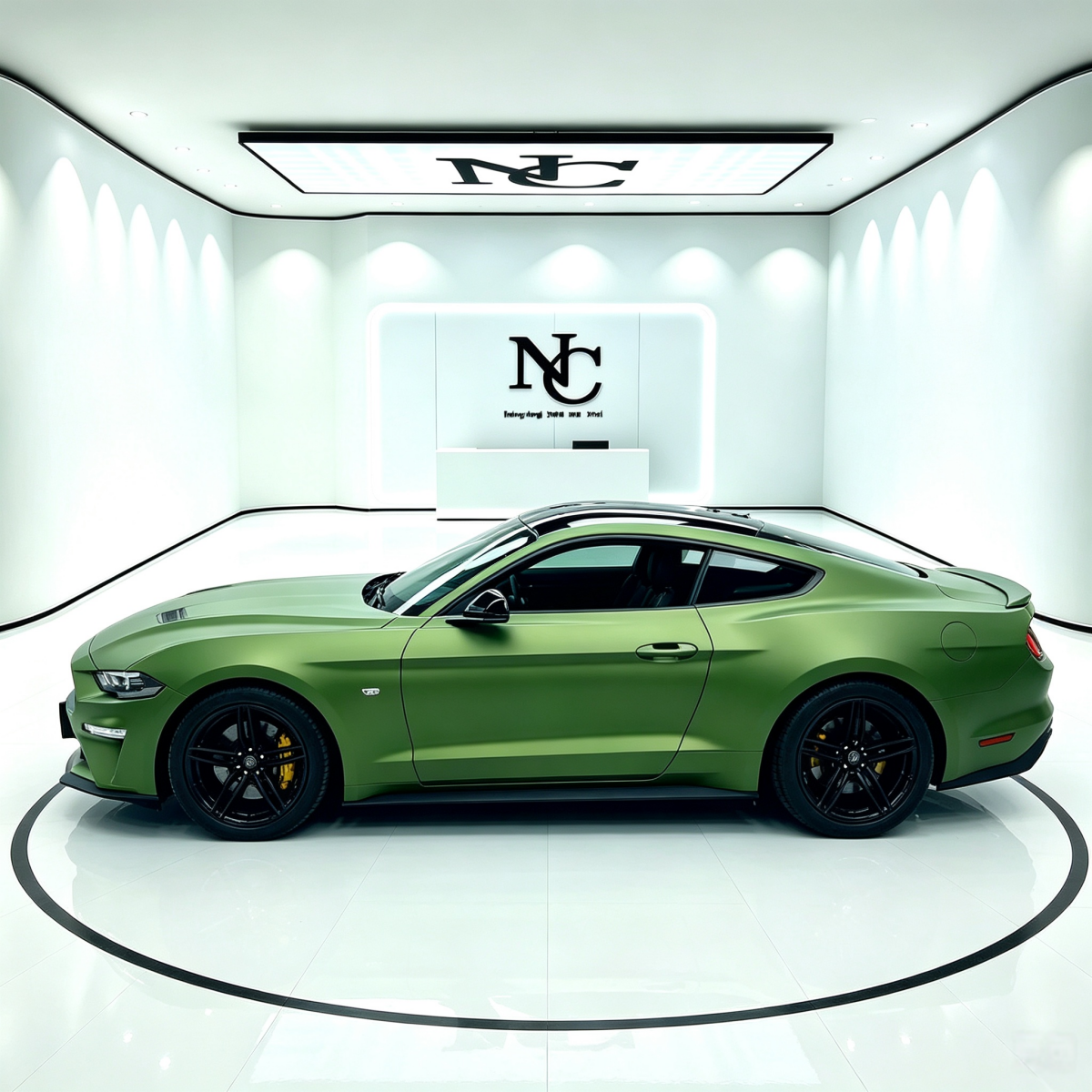 PL271-P Green Mamba wrap for car