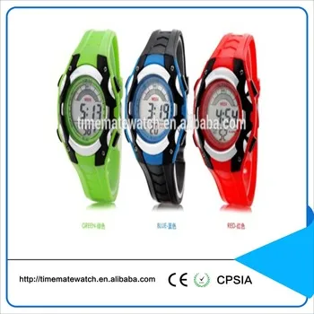 Christmas gifts children silicone digital watch fashion brand metal alloy digital watch