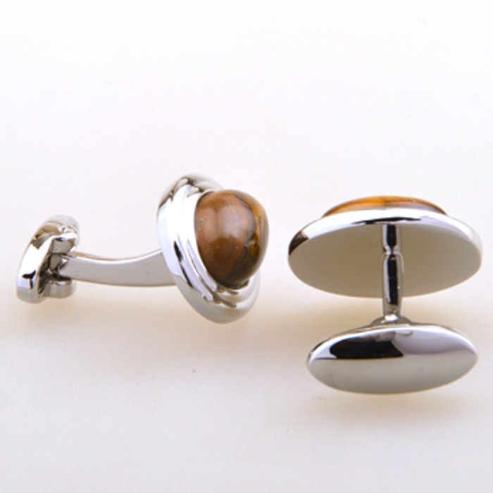 Best Men Designer Tiger Eye Cufflinks Sale 