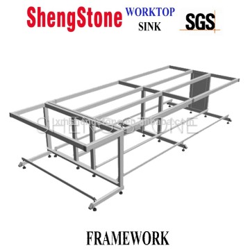 Composite test bench steel frame-the central experimental platform