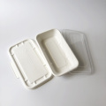 750 ml Tablett mit Haustier und Bagasse Deckel