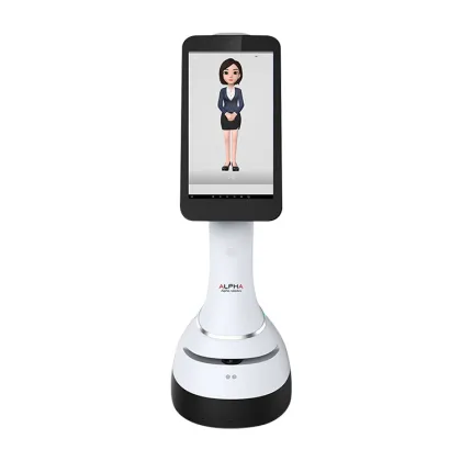 Digital Virtual Character and Service Robot for Exhibition Halls