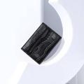 Ysure New Arrivals Black Glossy Crocodile Card Porta