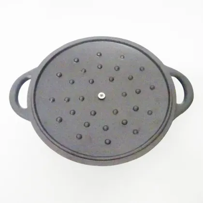 Matt Black Enamel Casserole Dish