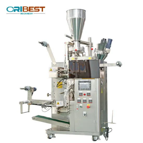 Small Business Tea Bag Packing Machine: New Design Sugar Dip Tea Leaves Bag Packaging with Thread