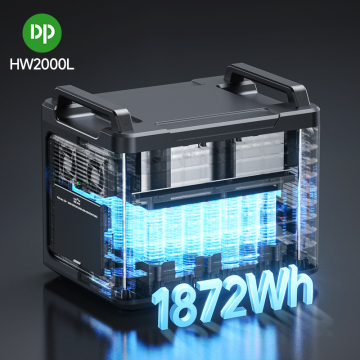 2000W Portable Power Station Solar Charging
