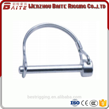 Baite Zinc plated semi-circle shape linch quick pin hitch pin clip single winded in China Rigging Hardware