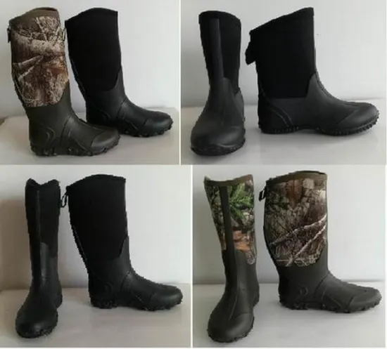 Man Camo Neoprene Boot,PVC/TPR/TPE Camo Neoprene Boots,Waterproof Male Neoprene Boots,Hunting Boots,Male Neoprene Camo boot