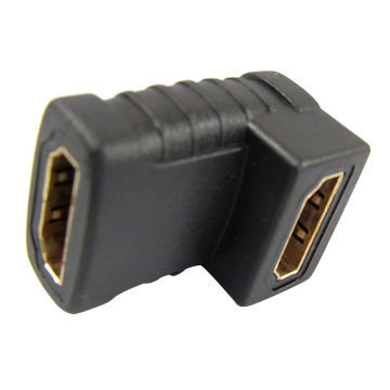 Golden plated HDMI female to HDMI female adapter