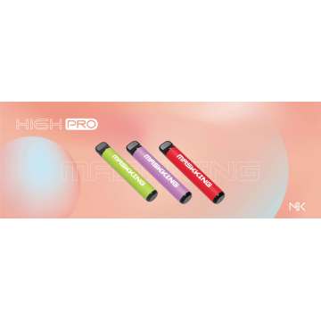 Sản phẩm Vape mới nhất 650mAh 1000 Puffs rỗng Logo tùy chỉnh hơi dùng một lần