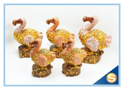 Mauritius Meatl Animal DoDo Bird Trinket Box For decoration SCJ361