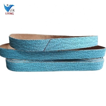 Metal Yüzey Taşlama İçin Toptan Mavi 520x20mm Zirkonya aşındırıcı zımpara kayışı