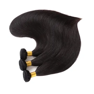 Free Sample Hair Bundles Cuticle Aligned Virgin Hair Silky Straight Bundles Human Hair Bundles Bulk 8-30Inch