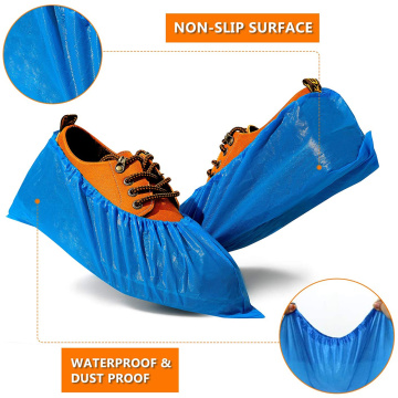 Capas para sapatos descartáveis ​​de plástico à prova d&#39;água
