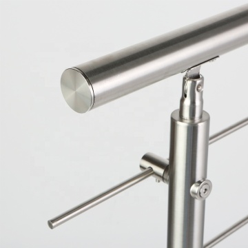 Rustproof Removable Outdoor Stairs Stainless Steel Handrail