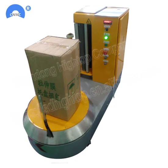 Mini wrapping machine for baggage and luggage hotel airport using