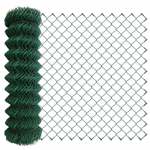 PVC Fences di collegamento a catena a filo zincato 50ft 50ft