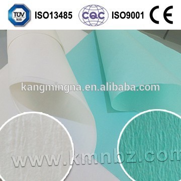 green/blue/white sterilization crepe paper