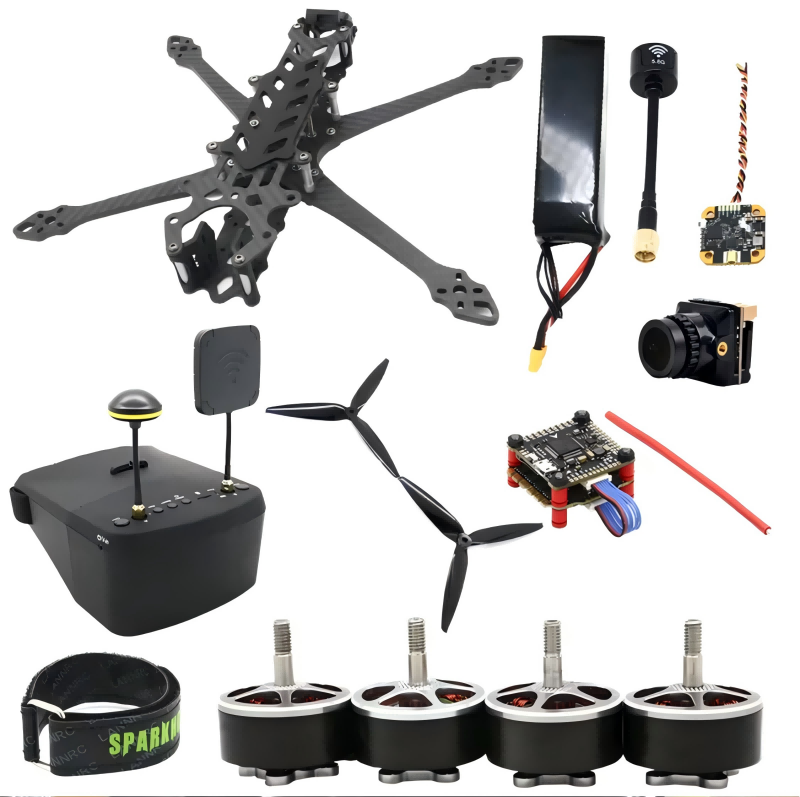 7inch Carbon Fiber Racing Drone Fpv kit 6