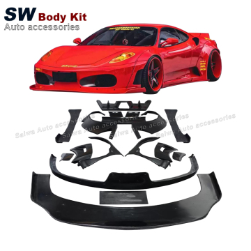 ชุดบอดี้รูปแบบ LB คุณภาพสูงสำหรับ Ferrari F430 - การอัพเกรดประสิทธิภาพการทำงานของอากาศพลศาสตร์