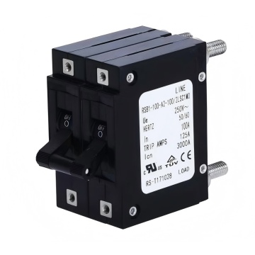 Hydraulic 2 pole breaker B3E1 100A 80VDC