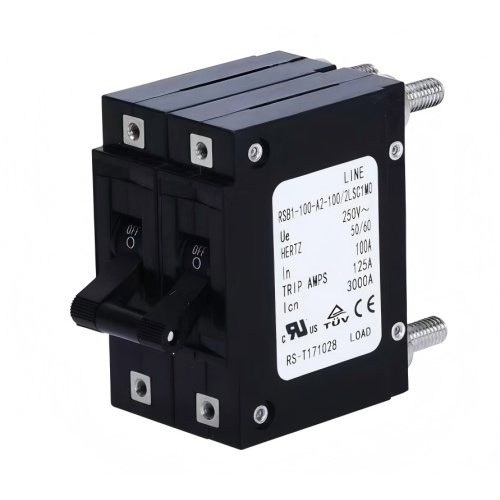 Hydraulic 2 pole breaker B3E1 100A 80VDC