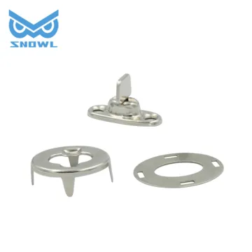 Brass Nickel Finish Marine Boat Yacht Canvas Snap Fastener Turn Button Twist Lock Eyelet Washer