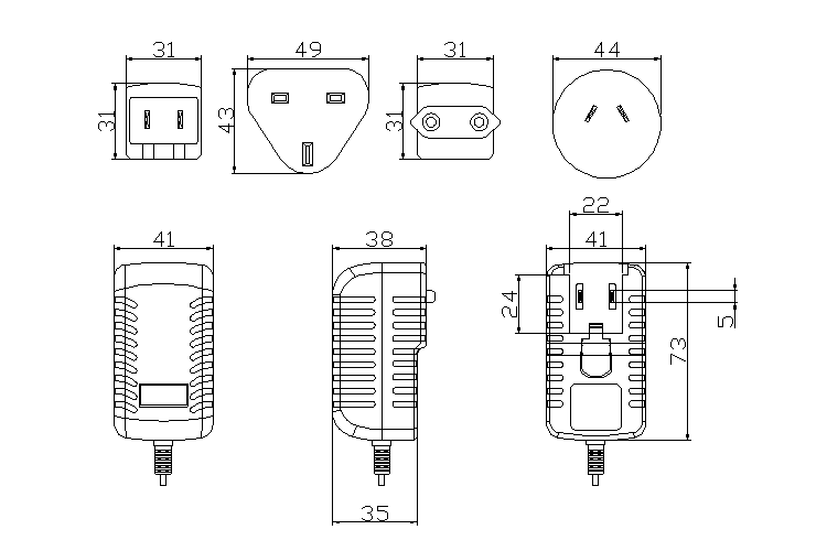 24w Multi Adapter