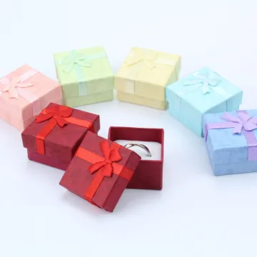 Paper ring boxes gift