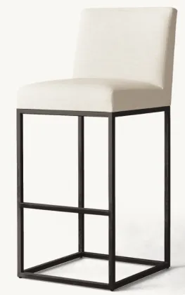 Indoor Bar Chair Furniture with Metal Frame