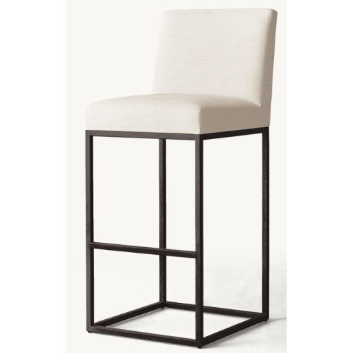 Meubles de chaise de bar d'intérieur avec cadre en métal