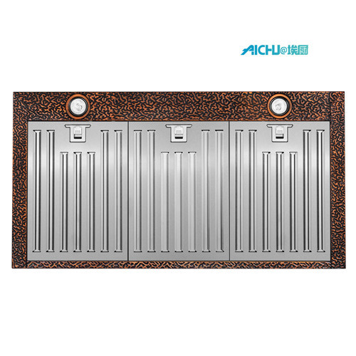 Wall Mount In Embossed Copper RangeHood