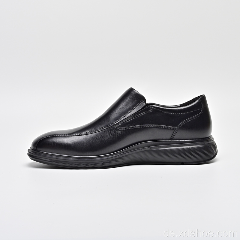 Lässiger Sport Slip On Lederschuh