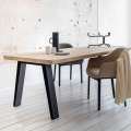Living Room table MDF with metal legs