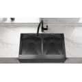 Nano Sink PVD Nano Sink Handmade Double Bowl kitchen Sinks Supplier