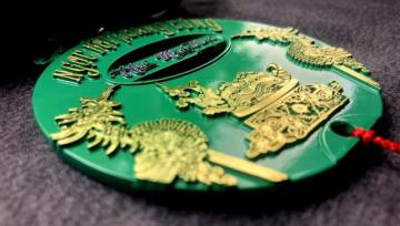 Custom 2020 Creative Two Colors Plating Zinc Medal