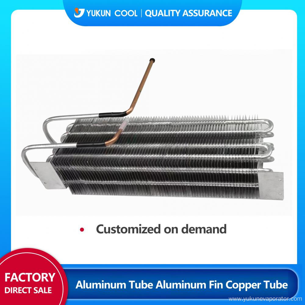 Aluminum fin mini refrigeration microchannel fin air cooler