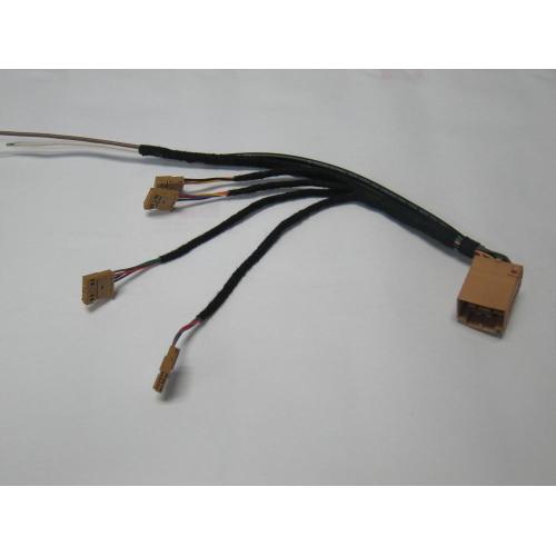 Connector wiring harness for different audio brands