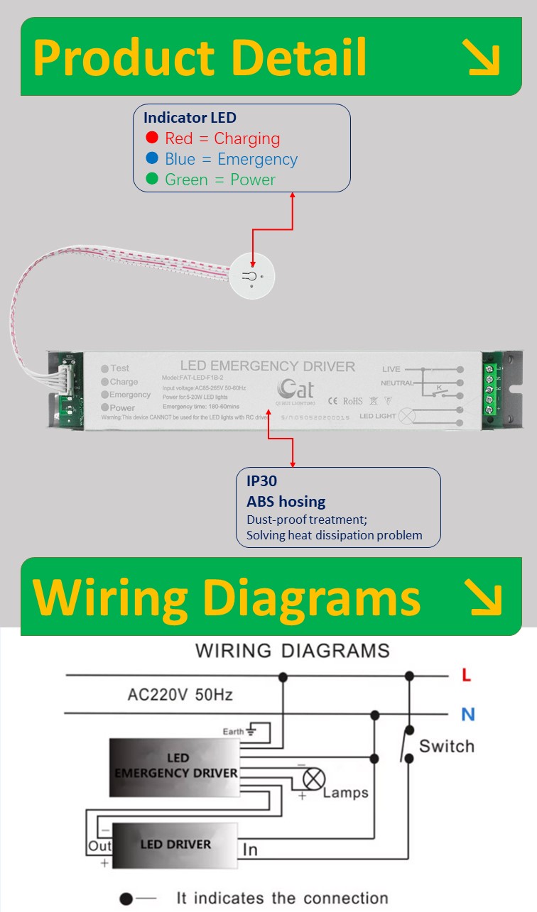 emergency lighting module