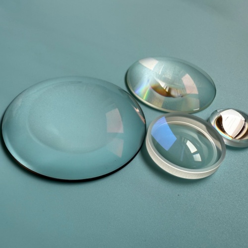 Lentes de menisco positivas/negativas de vidro óptico para imagens