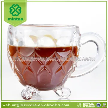 High Quality Machine made glass expresso coffee cup sets