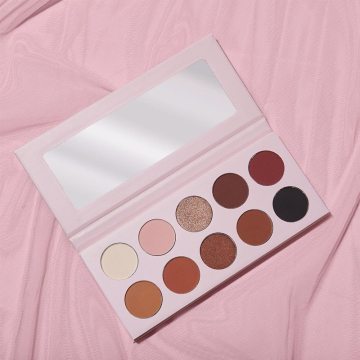 Brown Vegan Pink Eyeshadow Palette - Private Label Nude Matte Eyeshadow Palette