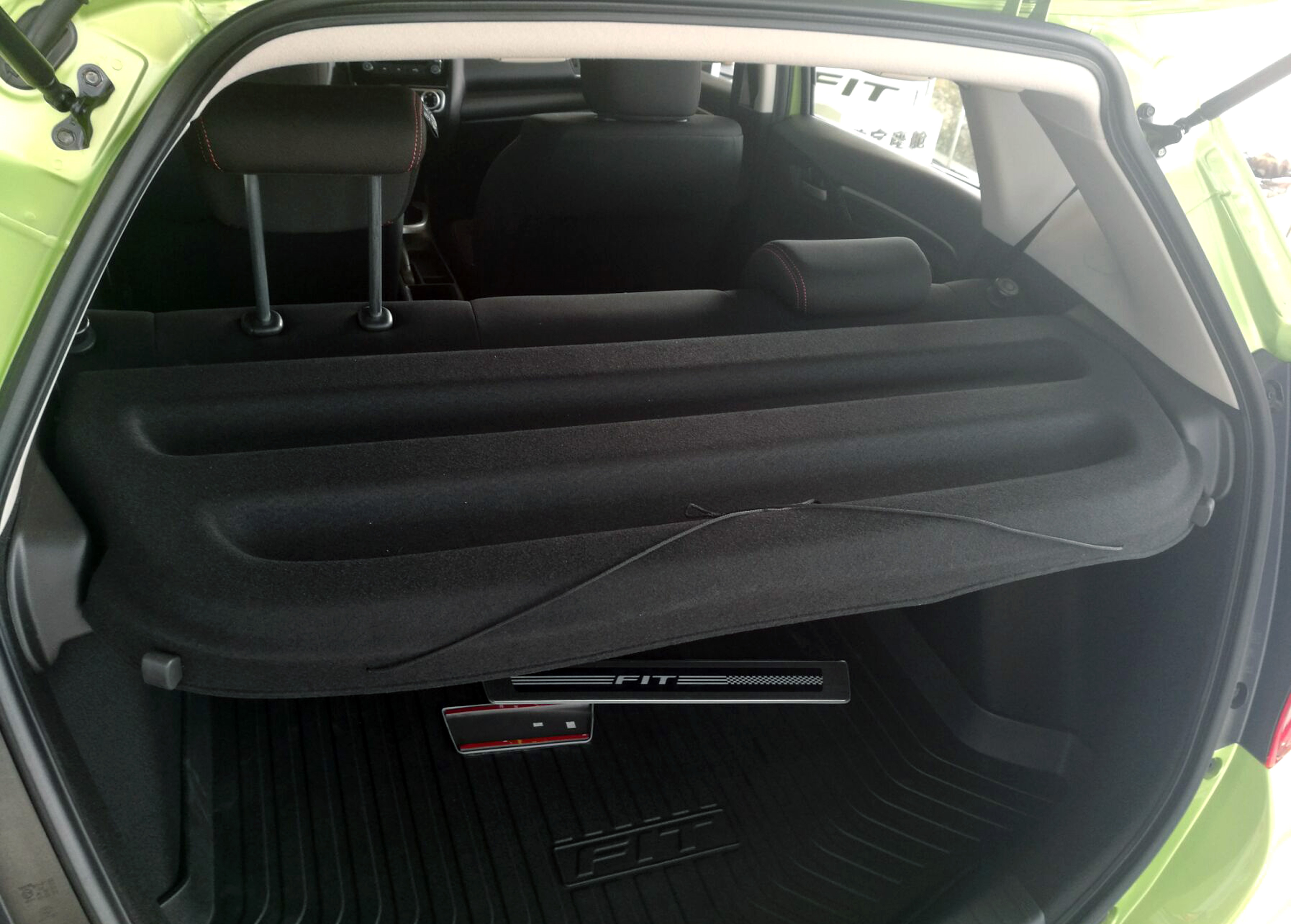 Black Cargo Cover 15 Honda Fit