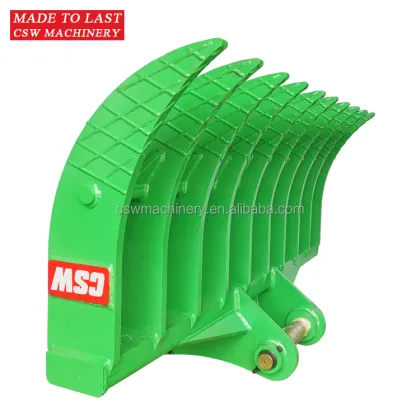 Root Rakes and Stick Rakes for Farm and Construction Equipment: Caterpillar CAT315 (12-17 Tons) Excavator Attachments