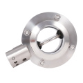 Sanitary Stainless Steel Pull Rod Welded Butterfly Valve