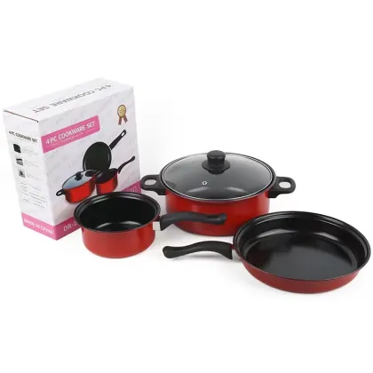 Professional Dessini Cookware Set: 3-Piece Non-Stick Multifunctional Cooking Pot Set for Gourmet Cooking